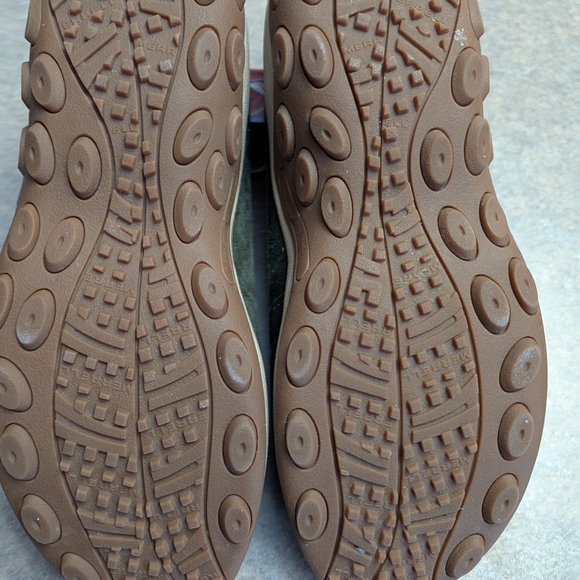 Merrell Green Jungle Moc Suede Slip-On Loafers - Picture 4 of 5